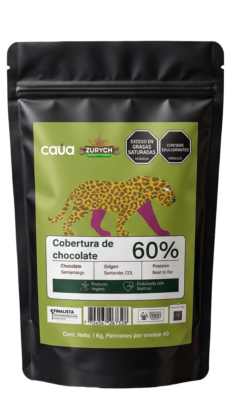 Cobertura 60 % · maltitol